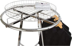 ECONOCO - Chrome Grid Basket Rack Topper - 30" Wide - USA Tool & Supply