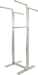 ECONOCO - 4-Way Display Rack - 32" Wide x 75" High x 24" Deep - USA Tool & Supply