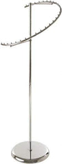 ECONOCO - Chrome Spiral Costumer Display Rack - 24" Wide x 67" High - USA Tool & Supply