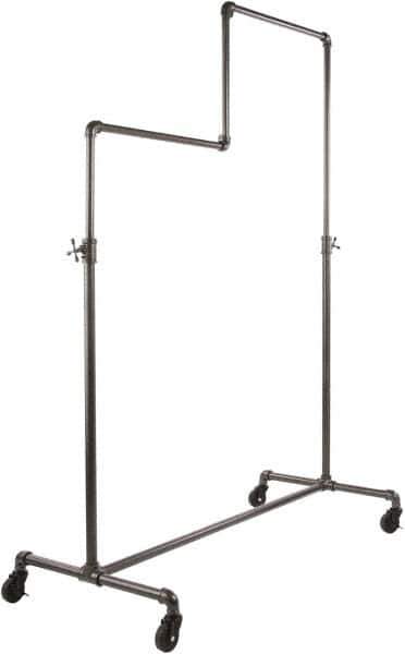 ECONOCO - Gray Double Tier Ballet Display Rack - 49-5/8" Wide x 78" High x 23-1/4" Deep - USA Tool & Supply