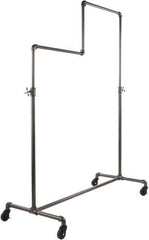 ECONOCO - Gray Double Tier Ballet Display Rack - 49-5/8" Wide x 78" High x 23-1/4" Deep - USA Tool & Supply