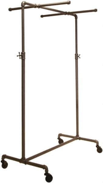 ECONOCO - Gray Adjustable Ballet Display Rack - 41" Wide x 72" High x 22" Deep - USA Tool & Supply