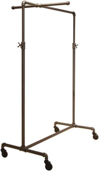 ECONOCO - Gray Adjustable Ballet Display Rack - 41" Wide x 72" High x 22" Deep - USA Tool & Supply