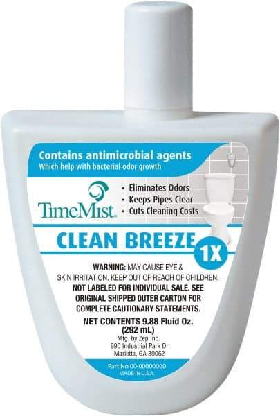 TimeMist - 10.5 oz Air Freshener Dispenser Refill - Clean/Fresh, Compatible with TimeMist Virtual Janitors - USA Tool & Supply