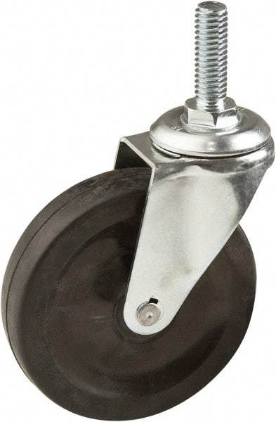ECONOCO - 4" Diam Stem Mount Caster Body Only - Plastic, 150 Lb Capacity, 1/2 x 1" Threaded Stem - USA Tool & Supply