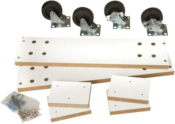 ECONOCO - Top Plate Mount Caster Body Only - Plastic - USA Tool & Supply