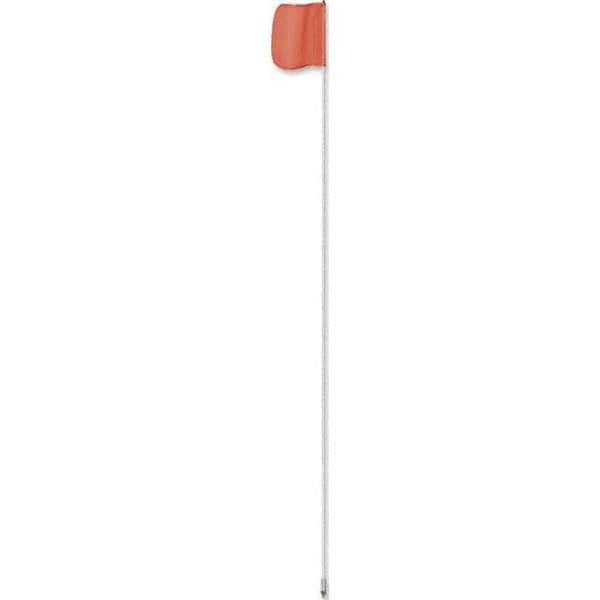 Checkers - Marking Flags Type: Warning Whip Flag Message or Pattern: Solid Color - USA Tool & Supply