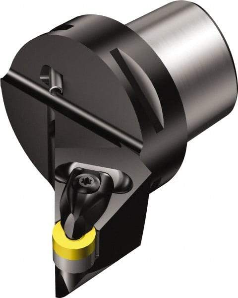 Sandvik Coromant - Left Hand Cut, Size C4, RNMG 43 Insert Compatiblity, Modular Turning & Profiling Cutting Unit Head - 27mm Ctr to Cutting Edge, 50mm Head Length, Through Coolant, Series T-Max P - USA Tool & Supply