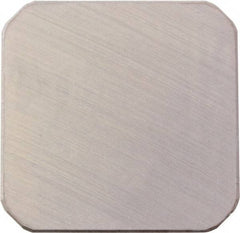 Kyocera - SEKN42 Grade TN100M Cermet Milling Insert - TiCN/NbC Finish, 1/4" Thick, 1/2" Inscribed Circle - USA Tool & Supply