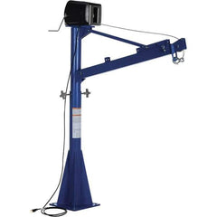 Vestil - 1,500 Lb Load Capacity, Steel Jib Crane - 5' 9/16" Span - USA Tool & Supply