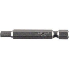 Wiha - 3mm Hex Power Bit - 1/4" Drive, 50mm OAL - USA Tool & Supply