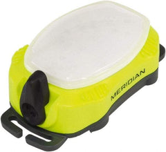 Princeton Tec - White, Red LED Bulb, 100 Lumens, Spotlight/Lantern Flashlight - Neon Yellow Plastic Body, 3 AAA Alkaline Batteries Included - USA Tool & Supply
