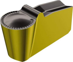 Sandvik Coromant - 50N151.2-A.. 5P 1/4" Cutting Width Carbide Grooving Insert - 2.9mm Max Depth of Cut, Neutral, 1/8" Corner Radius, TiCN/Al2O3/TiN Finish - USA Tool & Supply