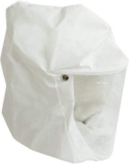 North - Universal Size, PAPR/SAR Compatible Headcover with Face Shield - Polypropylene, Compatible with North PA100 Series Hoods - USA Tool & Supply