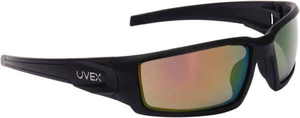 Uvex - Espresso Lenses, Framed Polarized Glasses - Scratch Resistant, Size Universal, Wrap Around - USA Tool & Supply