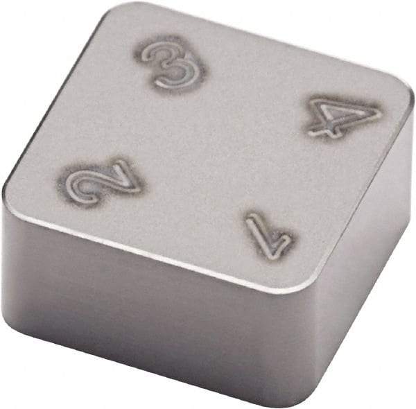 Seco - SNMN323 S Grade CBN600 PCBN Turning Insert - 90° Square, 3/8" Inscr Circle, 1/8" Thick, 3/64" Corner Radius - USA Tool & Supply