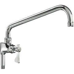 Krowne - Base Mount, Low Arc Add-On Faucet for Pre-Rinse Units - One Handle, Blade Handle, Swing Spout and Nozzle, No Drain - USA Tool & Supply