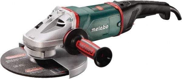 Metabo - 9" Wheel Diam, 6,600 RPM, Corded Angle & Disc Grinder - 5/8-11 Spindle - USA Tool & Supply