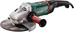 Metabo - 9" Wheel Diam, 6,600 RPM, Corded Angle & Disc Grinder - 5/8-11 Spindle - USA Tool & Supply