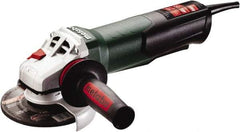 Metabo - 5" Wheel Diam, 11,000 RPM, Corded Angle & Disc Grinder - 5/8-11 Spindle, 120 Volts, 13.5 Amps - USA Tool & Supply