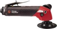 Chicago Pneumatic - 4 to 5" Disc, 13,500 RPM, Pneumatic Handheld Disc Sander - 74 CFM, 1/4" Inlet, 2.3 hp, 90 psi - USA Tool & Supply