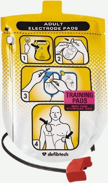 Defibtech - Defibrillator Training Pad - Compatible With Lifeline AED - USA Tool & Supply