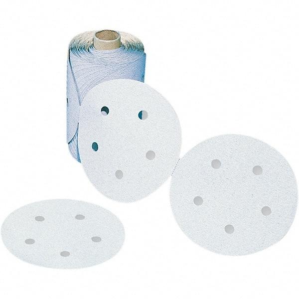3M - 3-1/4" Diam, 240 Grit Silicon Carbide Adhesive PSA Disc - Very Fine Grade, Gray, Paper Backing, Flexible, Use with Hand Sanding - USA Tool & Supply