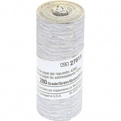 3M - 2-1/2" Diam, 280 Grit Silicon Carbide Adhesive PSA Disc - Very Fine Grade, Gray, Paper Backing, Flexible, Use with Hand Sanding - USA Tool & Supply