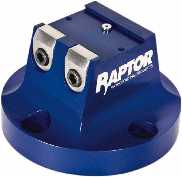 Raptor Workholding - 1-1/2" Jaw Width, 3" High Dovetail Vise - For Use with 4 & 5 Axis Workholding Systems - USA Tool & Supply