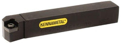 Kennametal - SVJB, Left Hand Cut, 3° Lead Angle, 12mm Shank Height x 12mm Shank Width, Neutral Rake Indexable Turning Toolholder - 160mm OAL, VB..1103.. Insert Compatibility, Series Screw-On - USA Tool & Supply