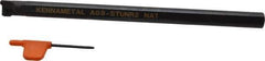 Kennametal - 15.24mm Min Bore Diam, 8" OAL, 1/2" Shank Diam, A-STUN Indexable Boring Bar - T221P Insert, Screw Holding Method - USA Tool & Supply