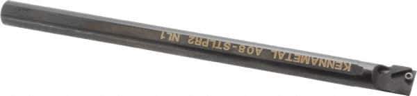 Kennametal - 15.24mm Min Bore Diam, 8" OAL, 1/2" Shank Diam, A-STLP Indexable Boring Bar - TP.. Insert, Screw Holding Method - USA Tool & Supply