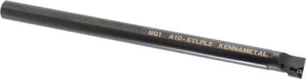 Kennametal - 19.56mm Min Bore Diam, 10" OAL, 5/8" Shank Diam, A-STLP Indexable Boring Bar - TP.. Insert, Screw Holding Method - USA Tool & Supply