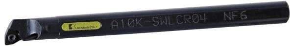 Kennametal - 20mm Min Bore Diam, 200mm OAL, 16mm Shank Diam, A-SWLC Indexable Boring Bar - WC.. Insert, Screw Holding Method - USA Tool & Supply