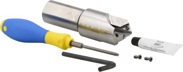 Iscar - Series ChamRing, 0.531" ID, 1.496" Overall Diam, 5.21" OAL Drilling Chamfer Ring - XCGT-DT Insert - USA Tool & Supply