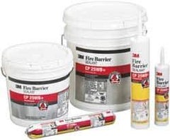 3M - 5 Gal Pail Red Acrylic & Latex Joint Sealant - -20 to 180°F Operating Temp, 10 min Tack Free Dry Time, Series CP 25WB - USA Tool & Supply