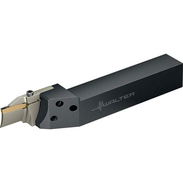 Walter - NCFE, External, Left Hand, 21mm Max Depth of Cut, 4 to 5mm Groove Width, Indexable Grooving Tool Holder - GX24-3.. Insert Compatibility, 25mm Shank Height, 25mm Shank Width, 175mm OAL - USA Tool & Supply