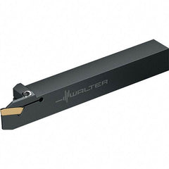 Walter - External Thread, 0.1969" Max Depth of Cut, 125mm OAL, Right Hand Indexable Grooving Cutoff Toolholder - 10mm Shank Height x 10mm Shank Width, GX16-0E150.. Insert Style, XLDE-C Toolholder Style - USA Tool & Supply