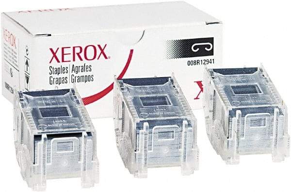 Xerox - 3.12" Leg Length, Steel Staples-Cartridge - 30 Sheet Capacity, For Use with Xerox 7760/4150 - USA Tool & Supply