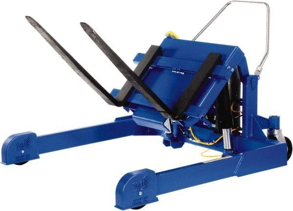 Vestil - 6,000 Lb Load Limit, Straddle Portable Tilting Table - 90° Tilting Angle, 3-5/8' Low Height - USA Tool & Supply