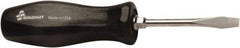 Ability One - Standard Slotted Screwdriver - Round Shank, Ergonomic Handle - USA Tool & Supply
