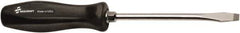 Ability One - Standard Slotted Screwdriver - Round Shank, Ergonomic Handle - USA Tool & Supply
