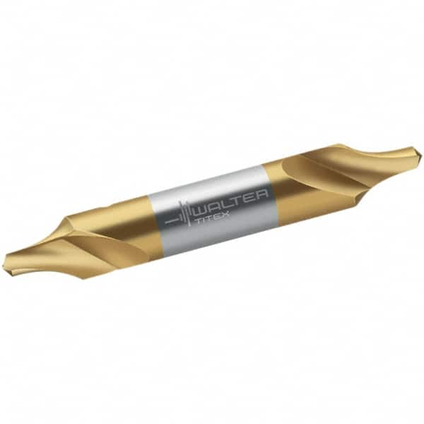 Walter-Titex - Metric Radius Cut 60° Incl Angle High Speed Steel Combo Drill & Countersink - USA Tool & Supply