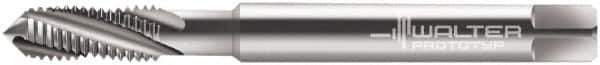 Walter-Prototyp - 5/16-24 UNF 3 Flute 3B Modified Bottoming Spiral Flute Tap - Powdered Metal, Bright Finish, 90mm OAL, Right Hand Flute, Right Hand Thread, Series 234104 - USA Tool & Supply