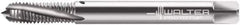 Walter-Prototyp - M10x1.00 Metric Fine 3 Flute 6HX Modified Bottoming Spiral Flute Tap - Powdered Metal, Bright Finish, 90mm OAL, Right Hand Flute, Right Hand Thread, Series 214101 - USA Tool & Supply
