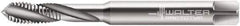 Walter-Prototyp - M10x1.50 Metric 3 Flute 6HX Modified Bottoming Spiral Flute Tap - Powdered Metal, Bright Finish, 100mm OAL, Right Hand Flute, Right Hand Thread, Series 204107 - Exact Industrial Supply