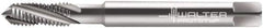 Walter-Prototyp - M8x1.25 Metric 3 Flute 4HX Modified Bottoming Spiral Flute Tap - Powdered Metal, Bright Finish, 90mm OAL, Right Hand Flute, Right Hand Thread, Series 204104 - Exact Industrial Supply