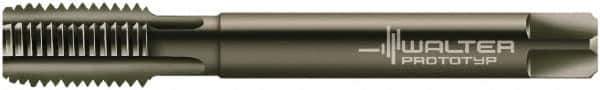 Walter-Prototyp - M16x2.00 Metric 6HX 4 Flute Nitride/Oxide Finish Powdered Metal Straight Flute Machine Tap - Modified Bottoming, Right Hand Thread, 110mm OAL, 25mm Thread Length, Oversize - Exact Industrial Supply