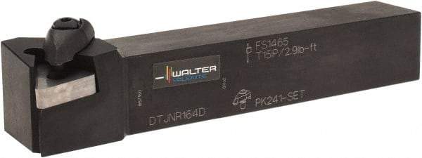 Walter - DTJN, Right Hand Cut, 1" Shank Height x 1" Shank Width, Negative Rake Indexable Turning Toolholder - 6" OAL, TN..2204.., TN..43.. Insert Compatibility, Series Walter Turn - USA Tool & Supply