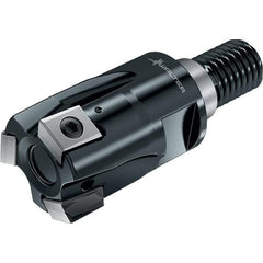 Walter - 50mm Cut Diam, 12mm Max Depth of Cut, Indexable Square Shoulder End Mill - Multiple Insert Styles, T45 Modular Connection, 90° Lead Angle, Through Coolant - USA Tool & Supply